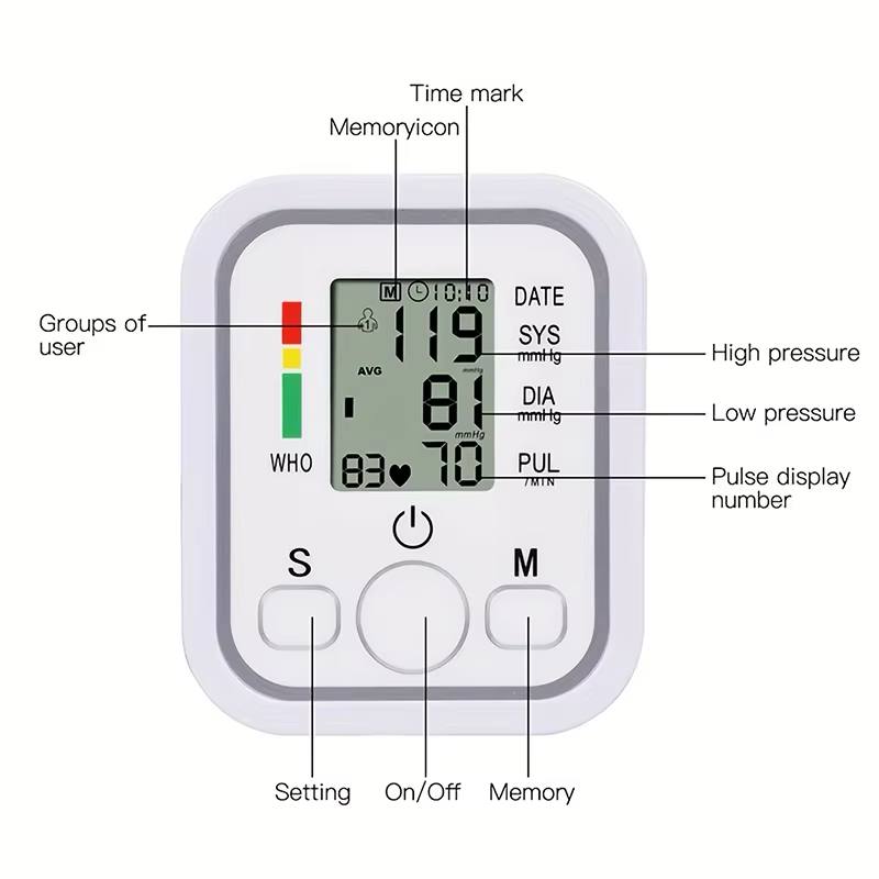 Upper Arm Blood Pressure Monitor