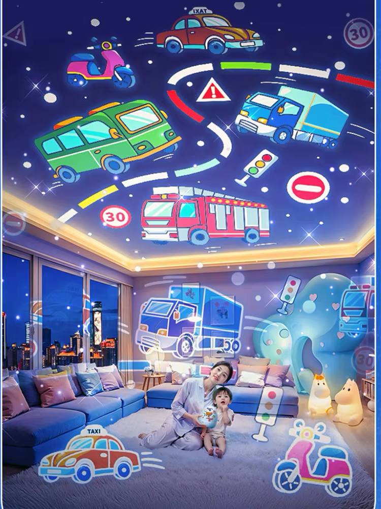 Robot Star Projector Night Light