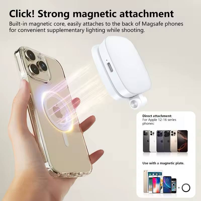 MAGNETIC FILL LIGHT FOR PHONE