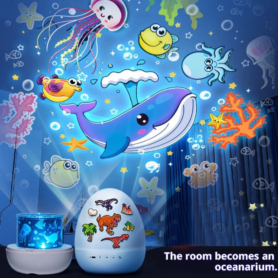 Dinosaur Egg Night Light Projector for Kids