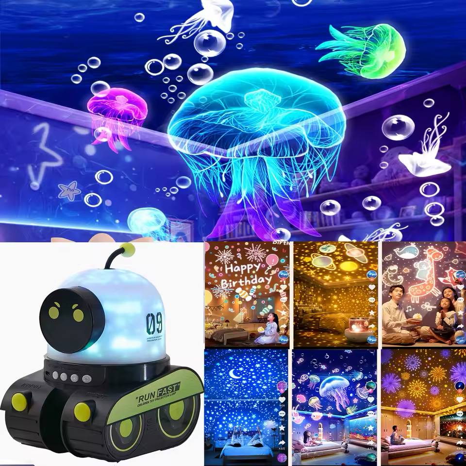 Robot Star Projector Night Light