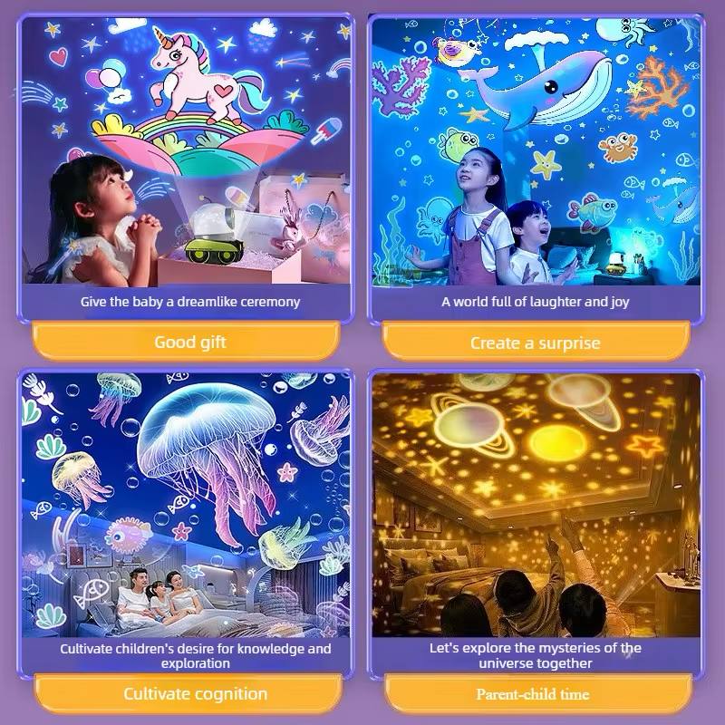 Robot Star Projector Night Light